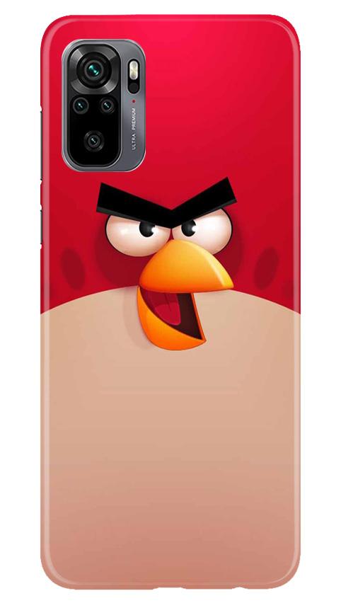 Angry Bird Red Mobile Back Case for Redmi Note 10 (Design - 325)