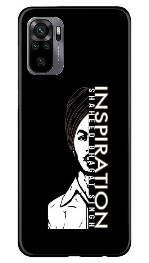 Bhagat Singh Mobile Back Case for Redmi Note 10 (Design - 329)