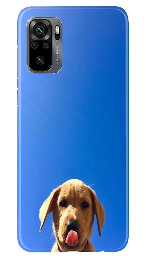 Dog Mobile Back Case for Redmi Note 10 (Design - 332)
