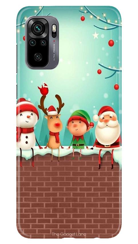 Santa Claus Mobile Back Case for Redmi Note 10 (Design - 334)
