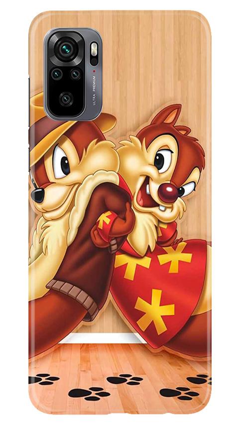 Chip n Dale Mobile Back Case for Redmi Note 10 (Design - 335)