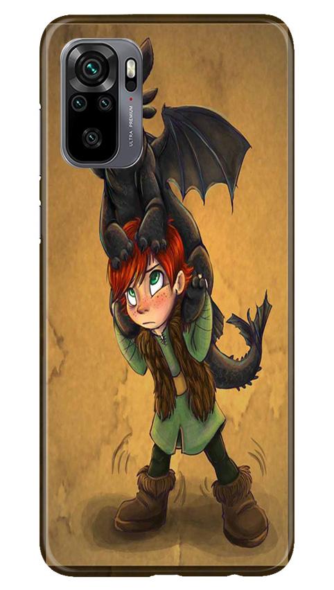 Dragon Mobile Back Case for Redmi Note 10 (Design - 336)