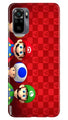 Mario Mobile Back Case for Redmi Note 10 (Design - 337)