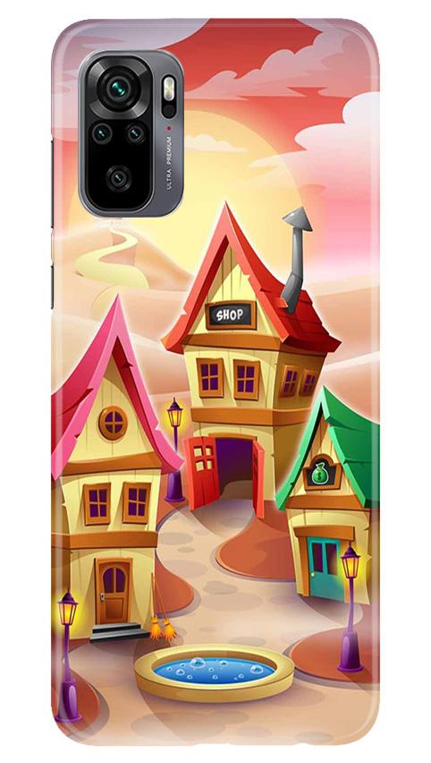 Sweet Home Mobile Back Case for Redmi Note 10 (Design - 338)