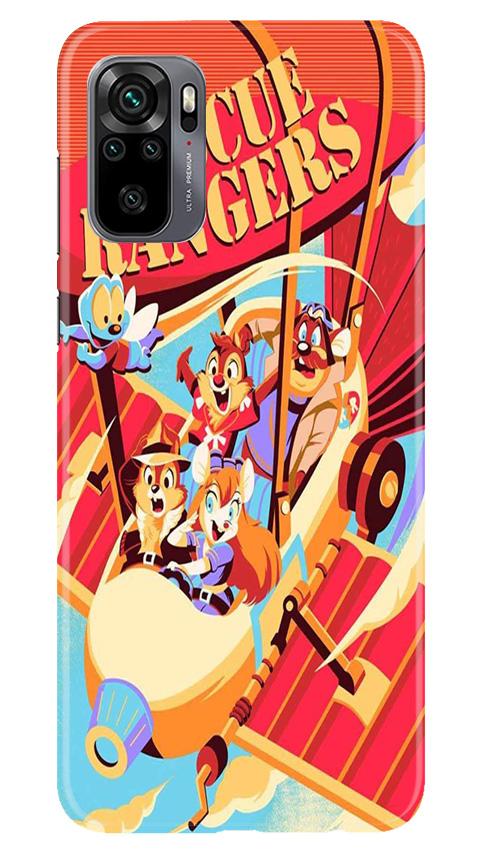 Rescue Rangers Mobile Back Case for Redmi Note 10 (Design - 341)