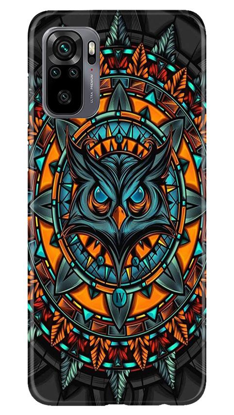 Owl Mobile Back Case for Redmi Note 10 (Design - 360)