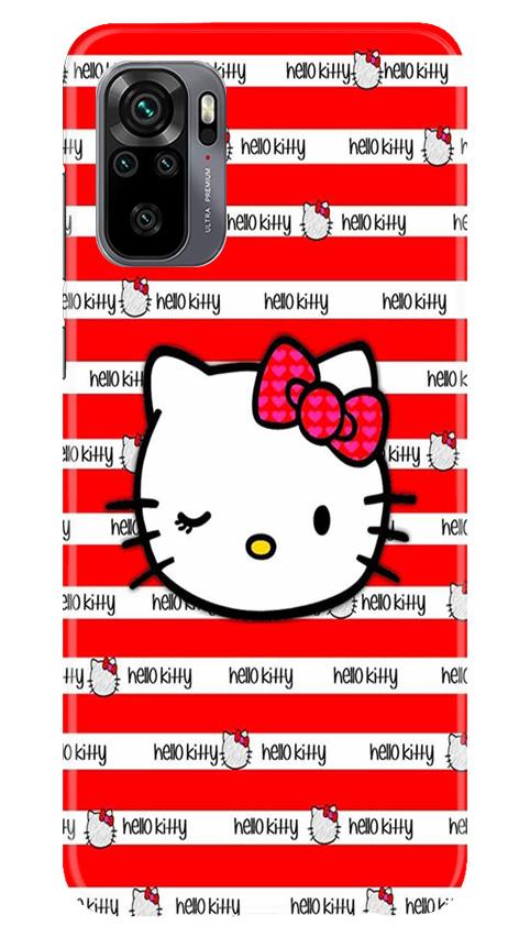 Hello Kitty Mobile Back Case for Redmi Note 10 (Design - 364)