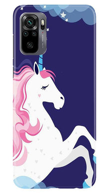 Unicorn Mobile Back Case for Redmi Note 10 (Design - 365)