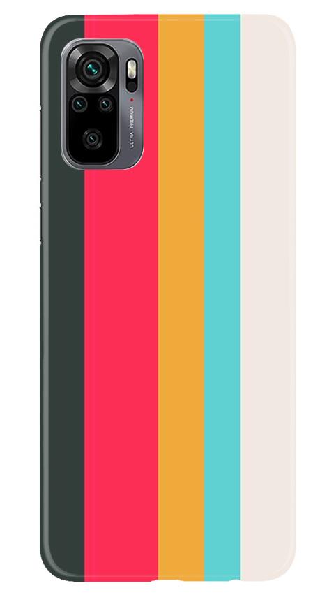 Color Pattern Mobile Back Case for Redmi Note 10 (Design - 369)