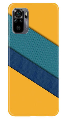 Diagonal Pattern Mobile Back Case for Redmi Note 10 (Design - 370)
