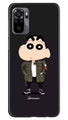 Shin Chan Mobile Back Case for Redmi Note 10 (Design - 391)