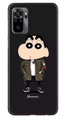 Shin Chan Mobile Back Case for Redmi Note 10 (Design - 391)