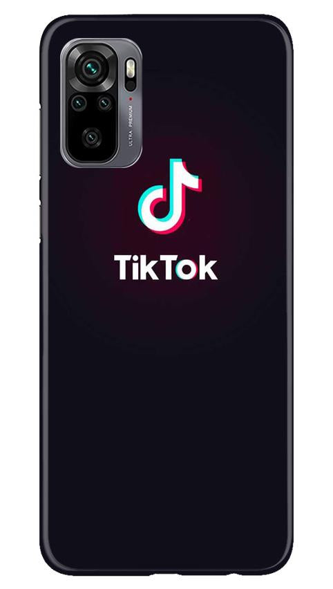 Tiktok Mobile Back Case for Redmi Note 10 (Design - 396)