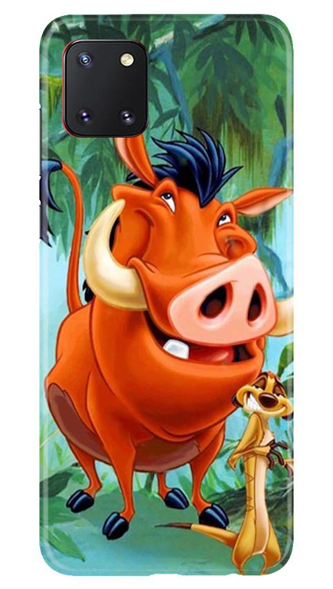 Timon and Pumbaa Mobile Back Case for Samsung Note 10 Lite (Design - 305)