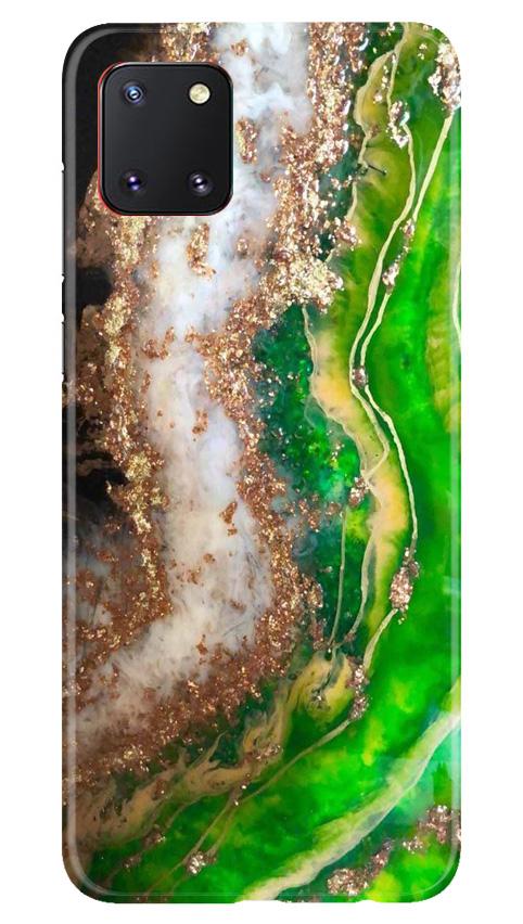 Marble Texture Mobile Back Case for Samsung Note 10 Lite (Design - 307)