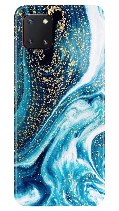 Marble Texture Mobile Back Case for Samsung Note 10 Lite (Design - 308)