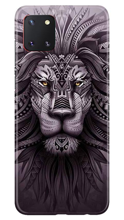 Lion Mobile Back Case for Samsung Note 10 Lite (Design - 315)