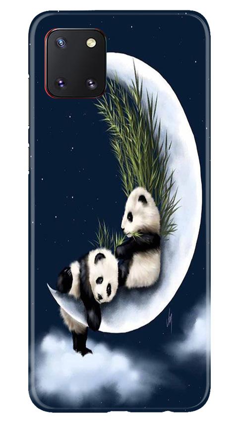 Panda Moon Mobile Back Case for Samsung Note 10 Lite (Design - 318)