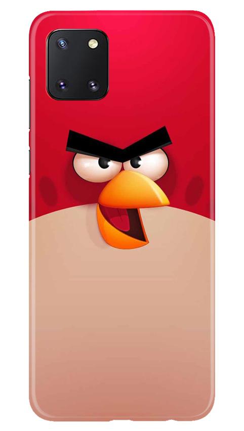 Angry Bird Red Mobile Back Case for Samsung Note 10 Lite (Design - 325)
