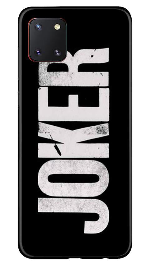 Joker Mobile Back Case for Samsung Note 10 Lite (Design - 327)