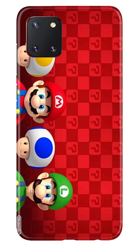 Mario Mobile Back Case for Samsung Note 10 Lite (Design - 337)