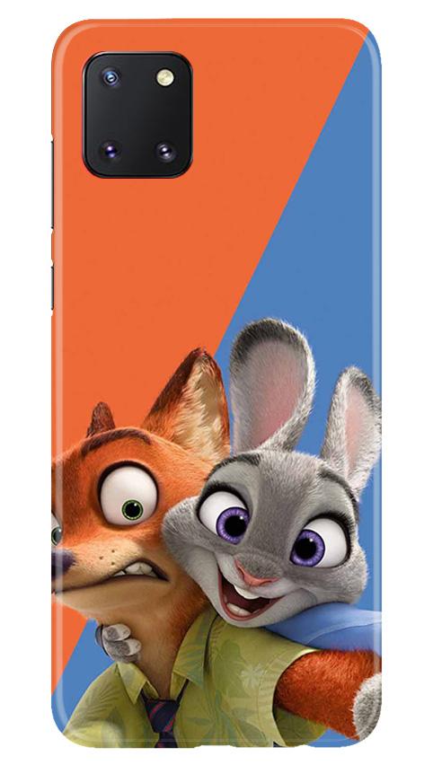Cartoon Mobile Back Case for Samsung Note 10 Lite (Design - 346)