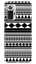 Black white Pattern Case for Redmi Note 10 Pro