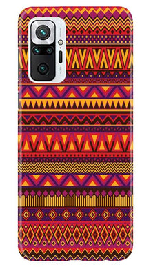Zigzag line pattern2 Mobile Back Case for Redmi Note 10 Pro (Design - 10)