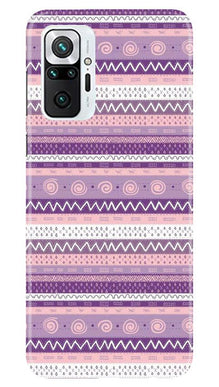 Zigzag line pattern3 Mobile Back Case for Redmi Note 10 Pro (Design - 11)