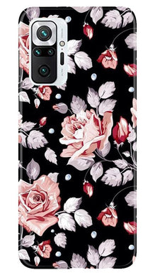 Pink rose Mobile Back Case for Redmi Note 10 Pro Max (Design - 12)