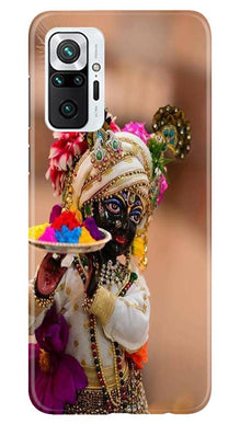 Lord Krishna2 Mobile Back Case for Redmi Note 10 Pro Max (Design - 17)