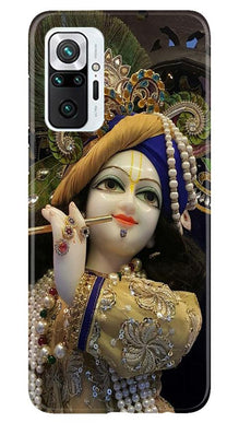 Lord Krishna3 Mobile Back Case for Redmi Note 10 Pro Max (Design - 18)