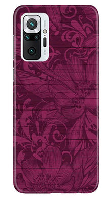 Purple Backround Mobile Back Case for Redmi Note 10 Pro (Design - 22)
