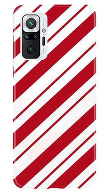 Red White Mobile Back Case for Redmi Note 10 Pro (Design - 44)