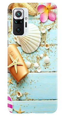 Sea Shells Mobile Back Case for Redmi Note 10 Pro Max (Design - 63)