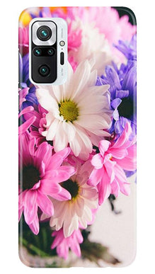 Coloful Daisy Mobile Back Case for Redmi Note 10 Pro (Design - 73)