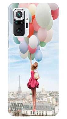 Girl with Baloon Mobile Back Case for Redmi Note 10 Pro Max (Design - 84)