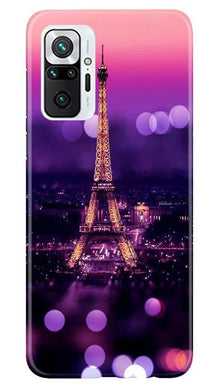 Eiffel Tower Mobile Back Case for Redmi Note 10 Pro Max (Design - 86)