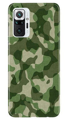 Army Camouflage Mobile Back Case for Redmi Note 10 Pro Max  (Design - 106)