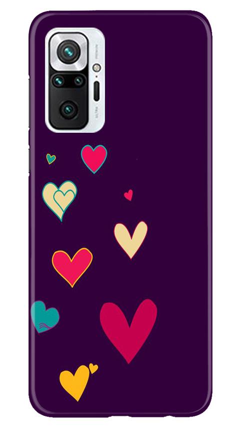 Purple Background Case for Redmi Note 10 Pro  (Design - 107)