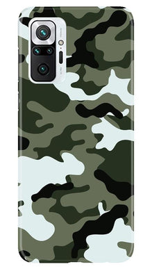 Army Camouflage Mobile Back Case for Redmi Note 10 Pro Max  (Design - 108)