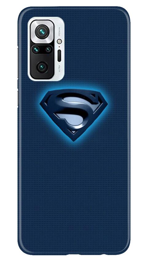 Superman Superhero Case for Redmi Note 10 Pro  (Design - 117)