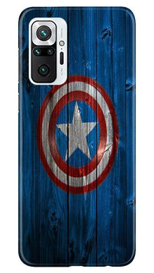 Captain America Superhero Mobile Back Case for Redmi Note 10 Pro  (Design - 118)