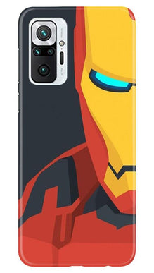 Iron Man Superhero Mobile Back Case for Redmi Note 10 Pro  (Design - 120)