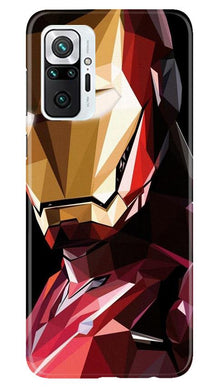 Iron Man Superhero Mobile Back Case for Redmi Note 10 Pro Max  (Design - 122)