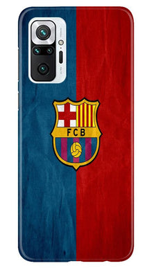 FCB Football Mobile Back Case for Redmi Note 10 Pro  (Design - 123)