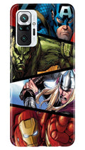 Avengers Superhero Case for Redmi Note 10 Pro  (Design - 124)
