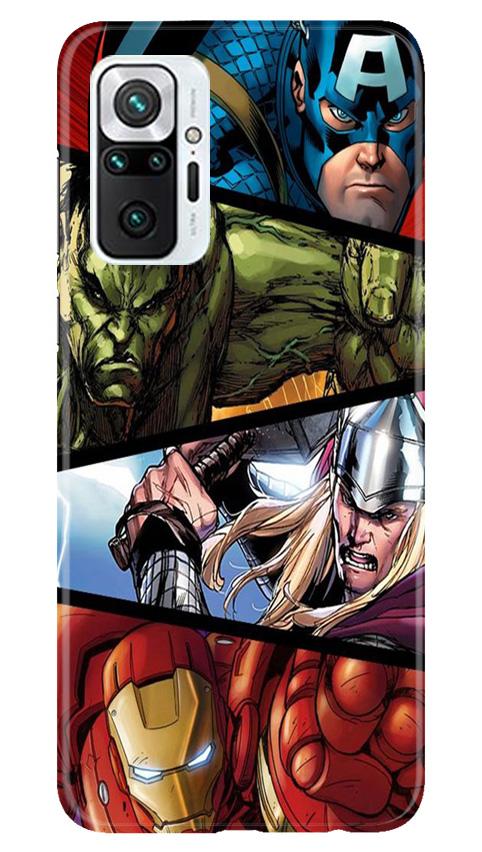 Avengers Superhero Case for Redmi Note 10 Pro  (Design - 124)