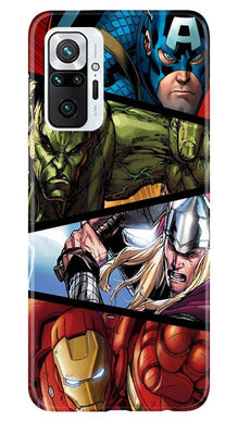 Avengers Superhero Mobile Back Case for Redmi Note 10 Pro Max  (Design - 124)