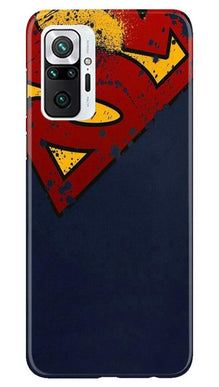 Superman Superhero Mobile Back Case for Redmi Note 10 Pro Max  (Design - 125)